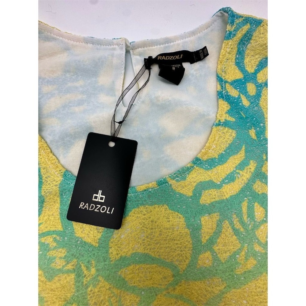 Radzoli Women's Floral Lace Hem Tank Top Multicolor Size M - Picture 2 of 6